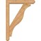 Ekena Millwork Funston Craftsman Smooth Bracket w/ Offset Brace, Western Red Cedar, 5 1/2"W x 30"D x 42"H BKT0604X30X42FST04SWR - alternate 2